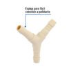 48558 - Yee inserción 1/2" de polipropileno, Foset