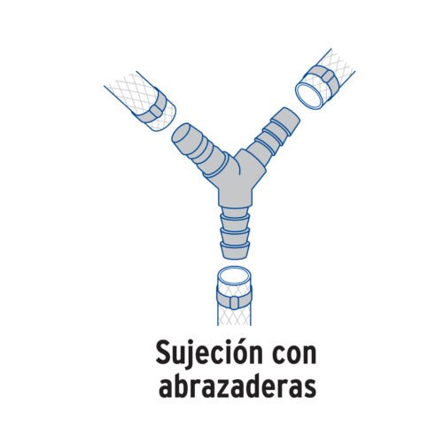 48559 - Yee inserción 3/4" de polipropileno, Foset