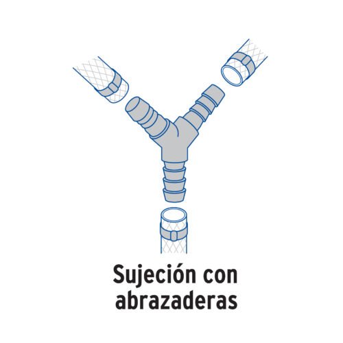 48560 - Yee inserción 1" de polipropileno, Foset