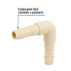 48562 - Codo 90° inserción de 1/2" de polipropileno, Foset