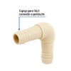48564 - Codo 90° inserción de 1" de polipropileno, Foset