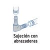 48564 - Codo 90° inserción de 1" de polipropileno, Foset