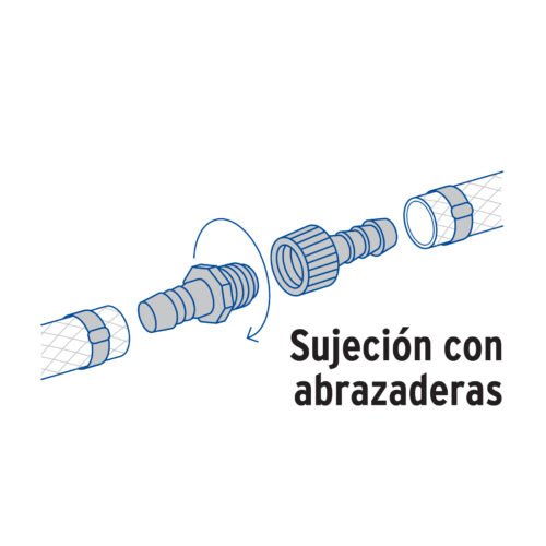 48567 - Juego de conectores de 3/4" de polipropileno, Foset
