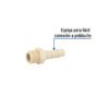 48573 - Adaptador inserción rosca exterior de 1/2" x 3/8", Foset