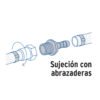 48573 - Adaptador inserción rosca exterior de 1/2" x 3/8", Foset