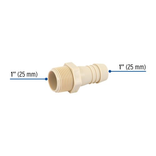 48576 - Adaptador inserción rosca exterior de 1"x 1", Foset