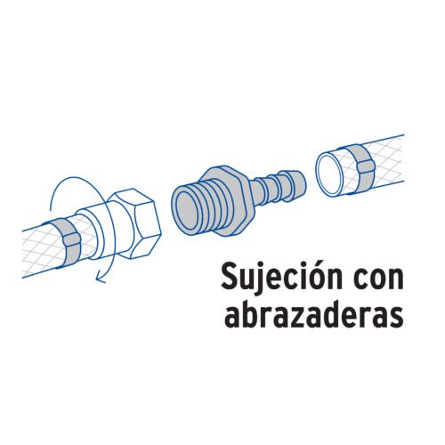 48576 - Adaptador inserción rosca exterior de 1"x 1", Foset