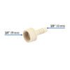 48577 - Adaptador hembra movible de polipropileno 3/4" x 3/8", Foset