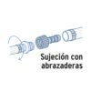 48577 - Adaptador hembra movible de polipropileno 3/4" x 3/8", Foset