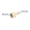 48578 - Adaptador hembra movible de polipropileno 3/4" x 1/2", Foset