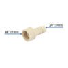 48579 - Adaptador hembra movible de polipropileno 3/4" x 3/4", Foset