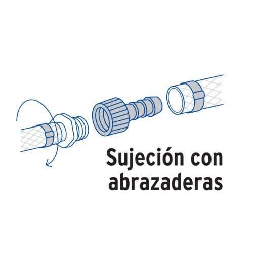 48579 - Adaptador hembra movible de polipropileno 3/4" x 3/4", Foset