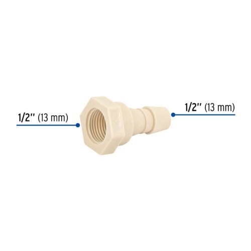 48580 - Adaptador inserción rosca interior de 1/2" x 1/2", Foset