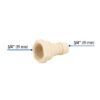 48581 - Adaptador inserción rosca interior de 3/4" x 3/4", Foset