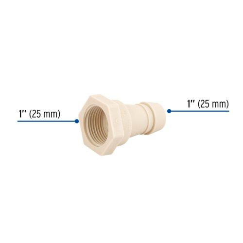 48582 - Adaptador inserción rosca interior de 1x1", Foset