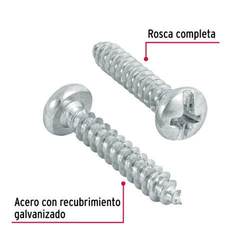 48720 - Bolsa con 200 pijas para lámina, #6 x 3/4", FIERO
