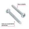 487221 48722 - Bolsa con 200 pijas para lámina, #6 x 1-1/4", FIERO