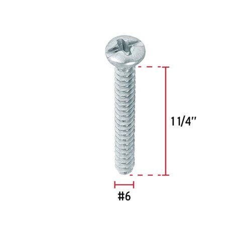 487222 48722 - Bolsa con 200 pijas para lámina, #6 x 1-1/4", FIERO