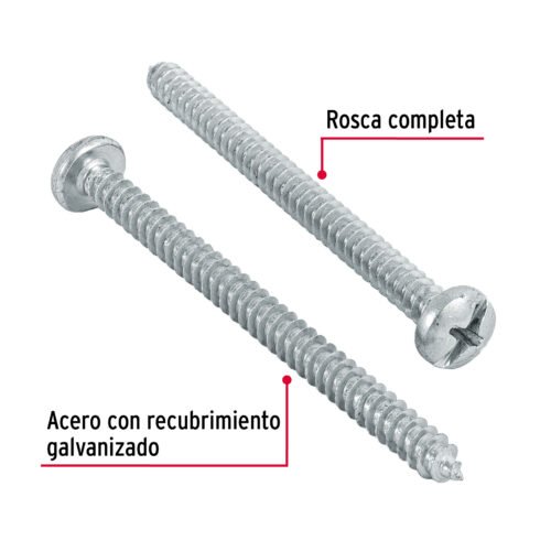 48727 - Bolsa con 150 pijas para lámina, #10 x 2-1/2", FIERO