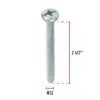487312 48731 - Bolsa con 100 pijas para lámina, #12 x 2-1/2", FIERO