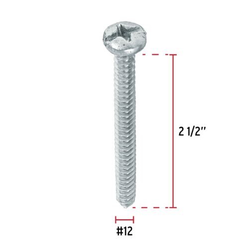 487312 48731 - Bolsa con 100 pijas para lámina, #12 x 2-1/2", FIERO