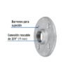 48738 - Brida de acero galvanizado de 3/4", Foset