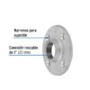 48739 48739 - Brida de acero galvanizado de 1", Foset