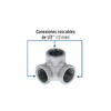 48740 48740 - Codo rincón acero galvanizado de 1/2", Foset
