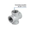 48744 48744 - Cruz de acero galvanizado 3/4", Foset