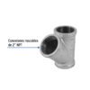 48760 48760 - Yee sencilla 2" acero galvanizado, Foset