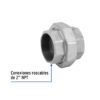 48773 - Tuerca unión 2" acero galvanizado, Foset