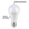 487941 48794 - Pack de 4 lámparas LED A19 12 W (equiv. 75 W), luz de día