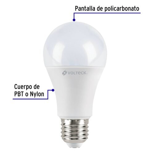 487941 48794 - Pack de 4 lámparas LED A19 12 W (equiv. 75 W), luz de día