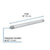 48820 48820 - Niple de acero galvanizado 1/2 x 10", Foset