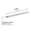 48821 48821 - Niple de acero galvanizado 1/2 x 15", Foset