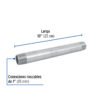 48826 - Niple de acero galvanizado 1 x 10", Foset