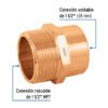 48896 48896 - Conector de cobre, rosca exterior 1-1/2", Foset