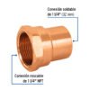 48898 48898 - Conector de cobre, rosca interior 1-1/4", Foset