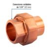 48901 48901 - Tuerca unión de latón cobrizado 1-1/4", FOSET