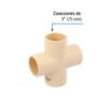 48907 - Cruz de CPVC 1", Foset