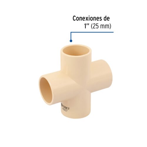 48907 - Cruz de CPVC 1", Foset