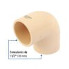 48927 - Codo 90° de CPVC de 1-1/2", FOSET