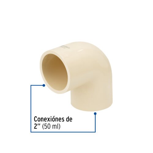 48928 - Codo 90° de CPVC de 2", FOSET