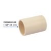 48933 - Cople de CPVC de 1-1/2", Foset
