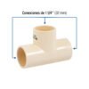 48935 - Tee sencilla de CPVC de 1-1/4", FOSET