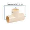 48936 - Tee sencilla de CPVC de 1-1/2", FOSET
