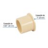 48943 - Reducción bushing CPVC 1-1/2" x 1", Foset