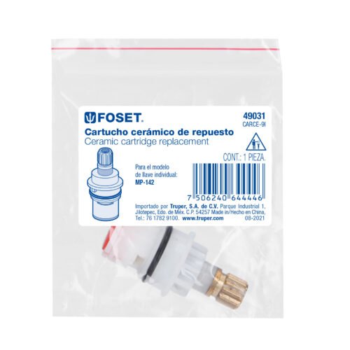 49031 - Cartucho cerámico para llave MP-142, Foset