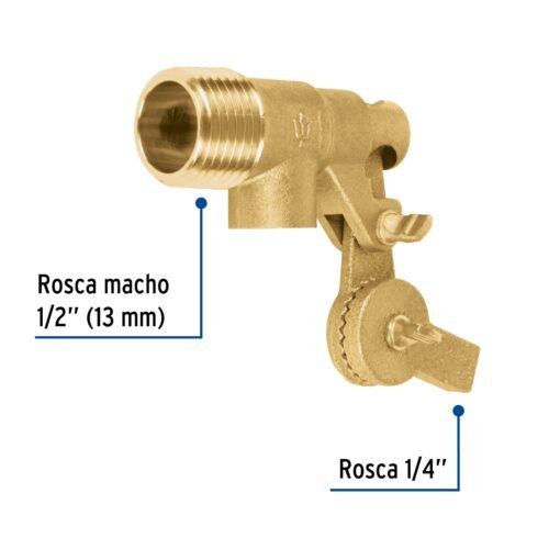 49034 - Válvula de flotador de latón 1/2", Foset