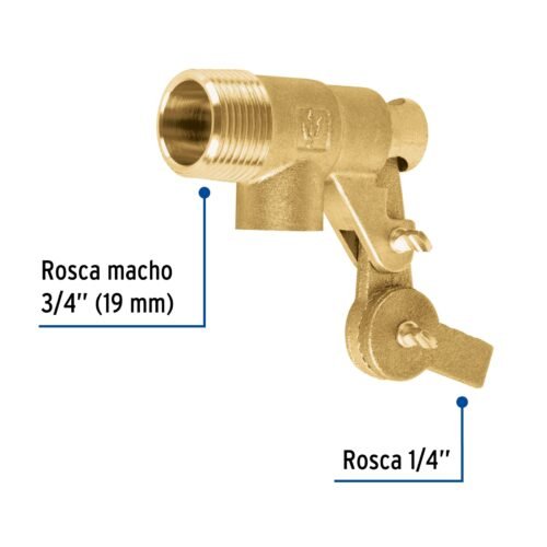 49035 - Válvula de flotador de latón 3/4", Foset